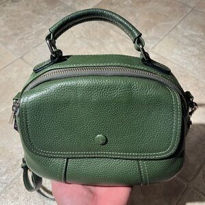 Danier Green Leather Handbag